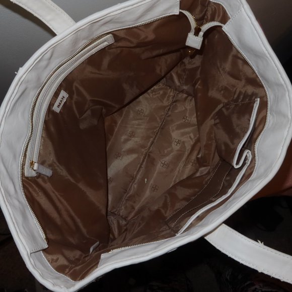 VINTAGE IMAN White Leather w/Animal Print Sharif - Picture 3 of 12